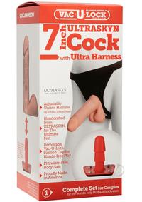 Ultra Harness 2 and Plug W/ 7 Ur3 Cock