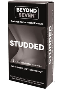Beyond Seven Studded Condom 12`s