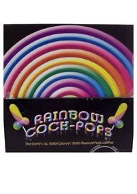 Rainbow Cock Pop 12/disp