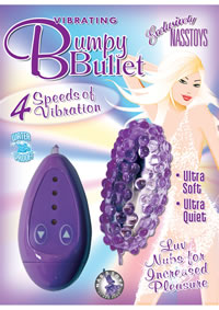 Vibrating Bumpy Bullet Purple
