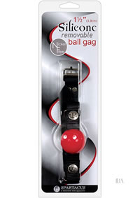 Nickel Free Silicone Ball Gag Sm Red