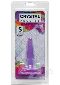 Crystal Jellies Anal Plug Sm Purple