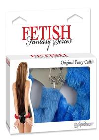 Ff Furry Cuffs Blue