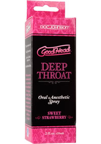 Goodhead Throat Spray Strawberry 2oz