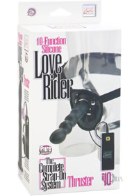 Silicone Love Rider Thruster Black(disc)