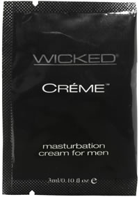 Wicked Creme Masturbation Foil Pk 144bag