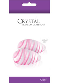 Crystal Glass Kegel Eggs Clear