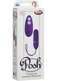 7 Function Lovers Remote Purple