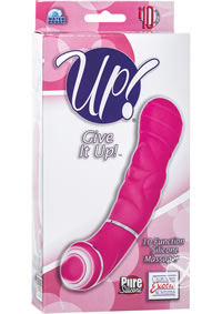 Up Give It Up 10 Func Sil Massager Pink