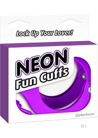 Neon Fun Cuffs Purple