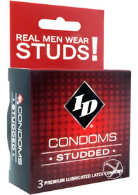 Id Studded Condoms 3 Pack