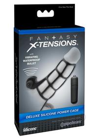 Fx Deluxe Silicone Power Cage Black