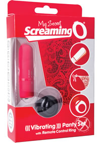 My Secret Screaming O Panty Vibe Red-ind