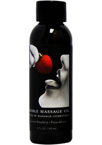 Edible Massage Oil Strawberry 2oz