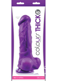 Colours Pleasures Dong Thick 8 Purple