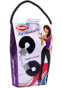 Frisky Fur Handcuffs Caught In Candy