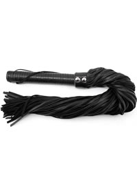 Rouge Long Leather Flogger Blk