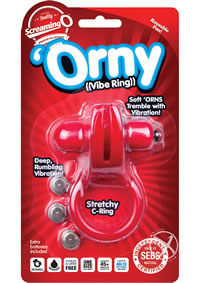 Orny Vibrating Ring Red-individual(disc)