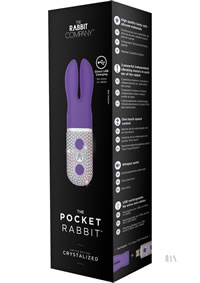 The Pocket Rabbit Bling Purple