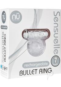 Sensuelle Bullet Ring 7 Func Cring Clear