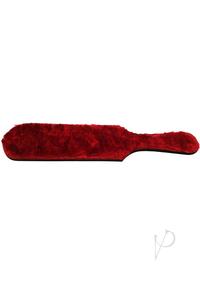 Rouge Paddle W/fur Red/blk