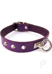 Rouge O Ring Studded Collar Pur