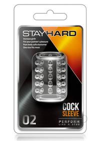 Stay Hard Cock Sleeve 02 Clear