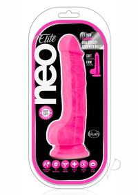 Neo Elite Dd Cock W/balls 7.5 Pink