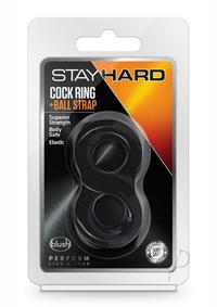 Stay Hard Cring and Ball Strap Blk