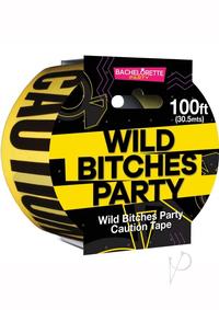 Wild Bitches Party Tape Yellow/black