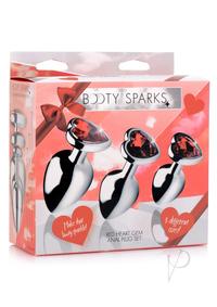 Booty Sparks Red Heart Plug Set