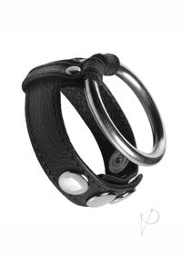 Strict Leather/steel Cock/ball Ring