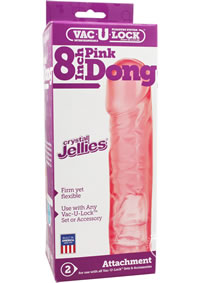 Vac U Lock 8 Pink Crystal Jellie Dong