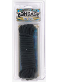 Cotton Bondage Rope Black