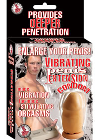 Vibrating Penis Extension Condom