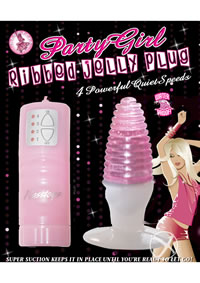 Party Girl Ribbed Plug - Pink