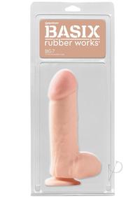 Basix Big 7 W/suction Cup Flesh