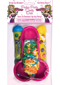 Pecker Party Candy Dish 3pk W/candy