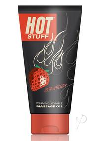 Hot Stuff Warming Oil Strawberry 6oz