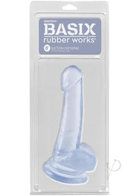 Basix 8 Suction Cup Dong Clear