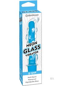 Neon Glass Vibrator Blue (disc)