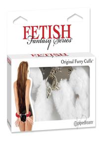 Ff Furry Cuffs White