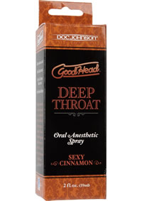 Goodhead Throat Spray Sexy Cinnamon 2oz