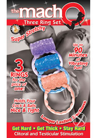 The Macho Collection 3 Ring Set