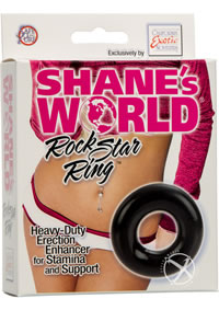 Shanes World Rock Star Ring Black