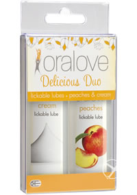 Oralove Delicious Duo Peaches/cream Set