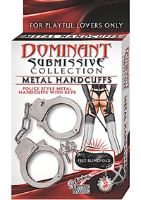 Dominant Submissive Metal Handcuffs