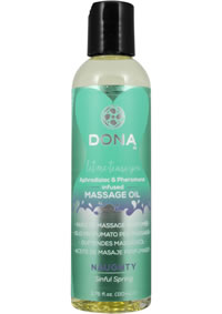 Dona Massage Oil Sinful Spring 4oz