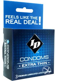 Id Extra Thin Condom 3 Pack