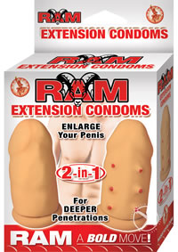Ram Extension Condoms Flesh